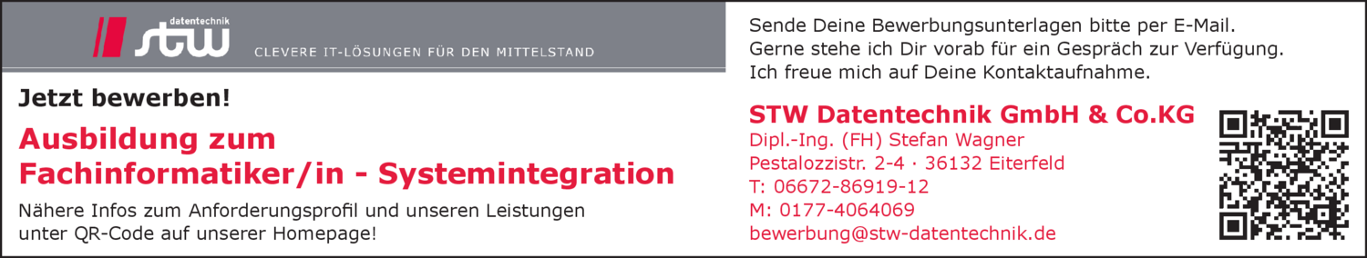 Ausbildung zum Fachinformatiker/in - Systemintegration