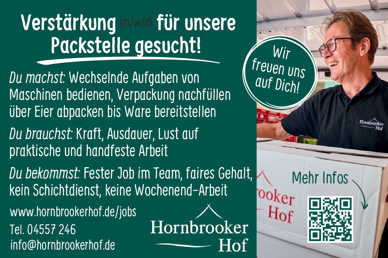 Verstärkung (m/w/d) für unsere Packstelle