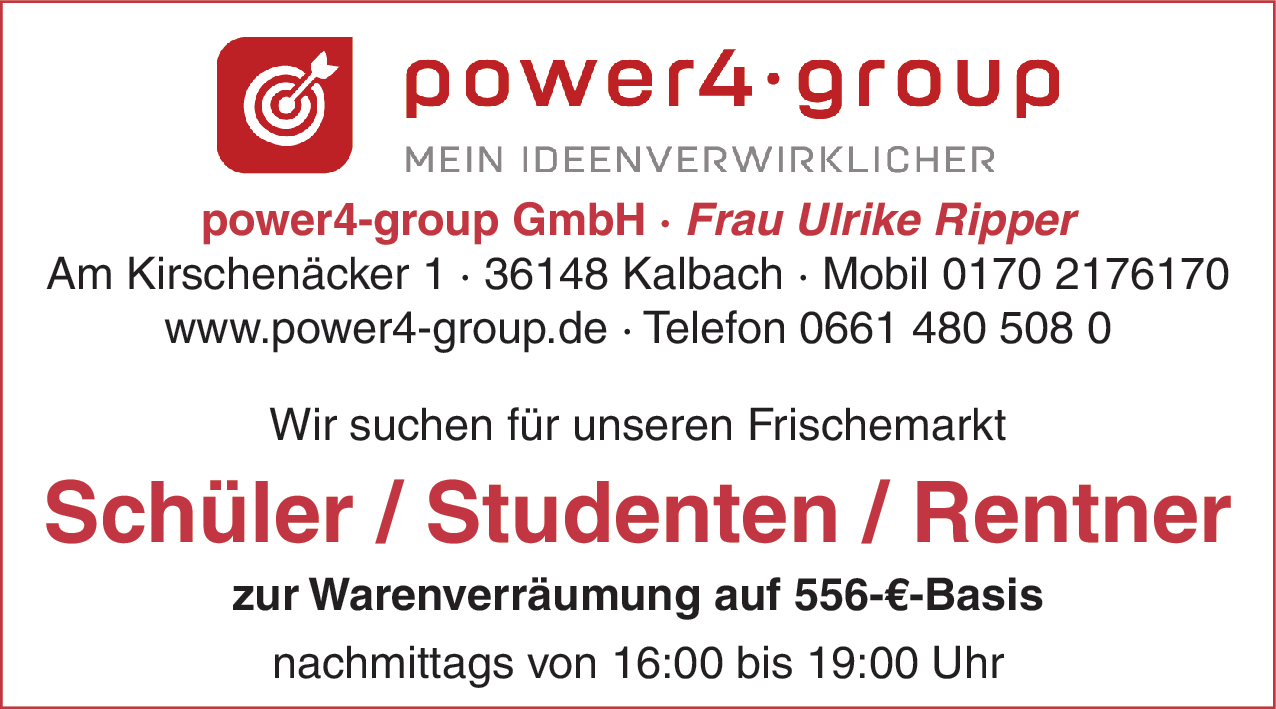 Warenverräumung (m/w/d)
