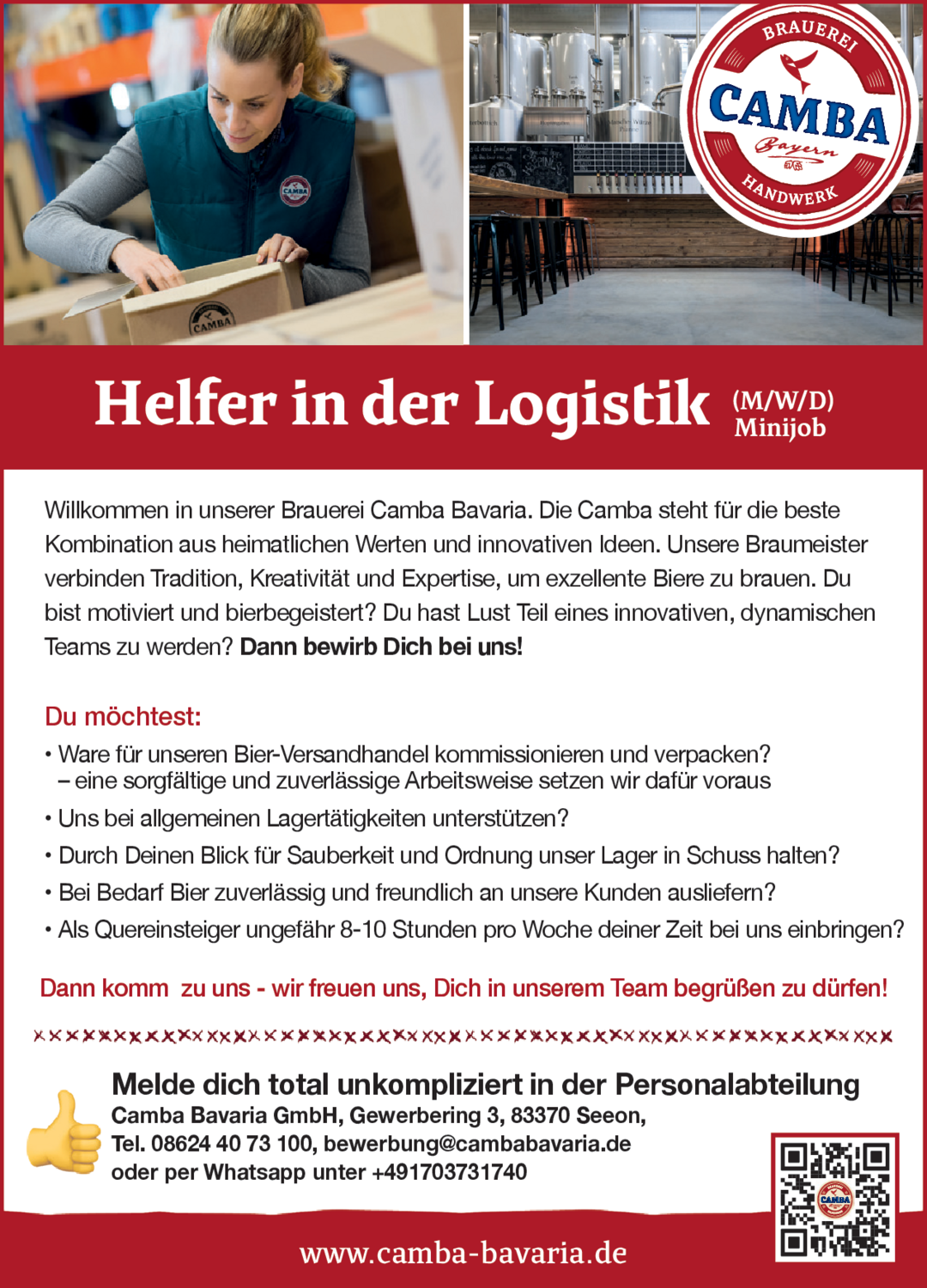 Helfer in der Logistik (m/w/d)