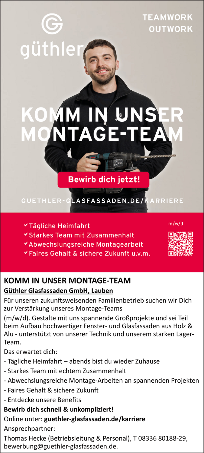 Montage-Team (m/w/d)