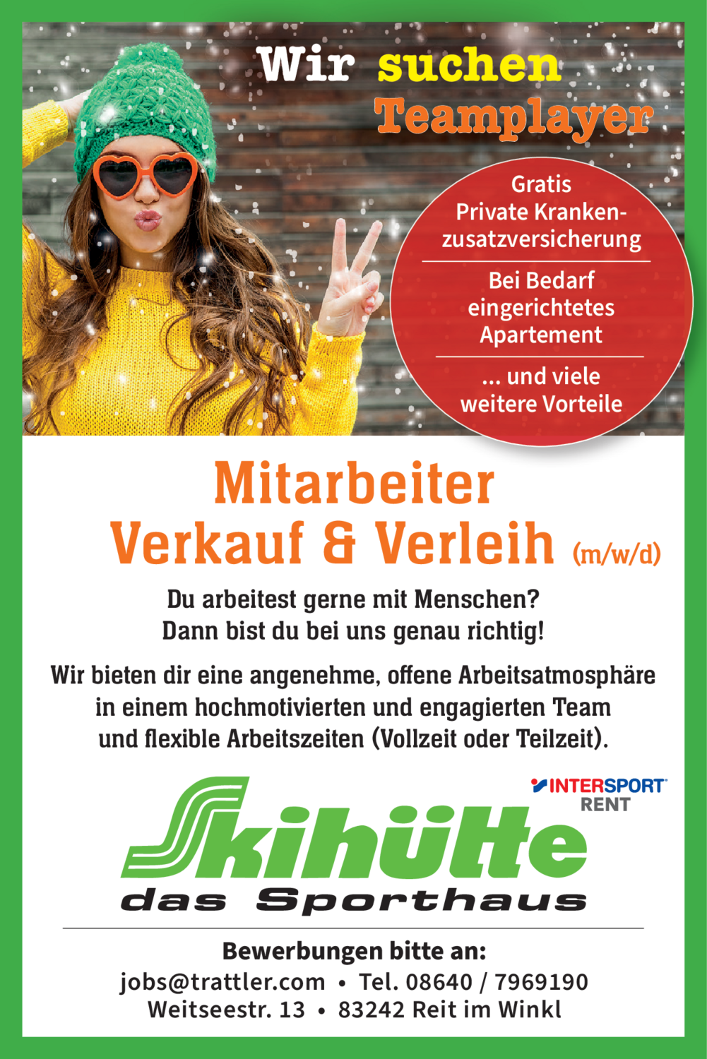 Mitarbeiter Verkauf & Verleih (m/w/d)