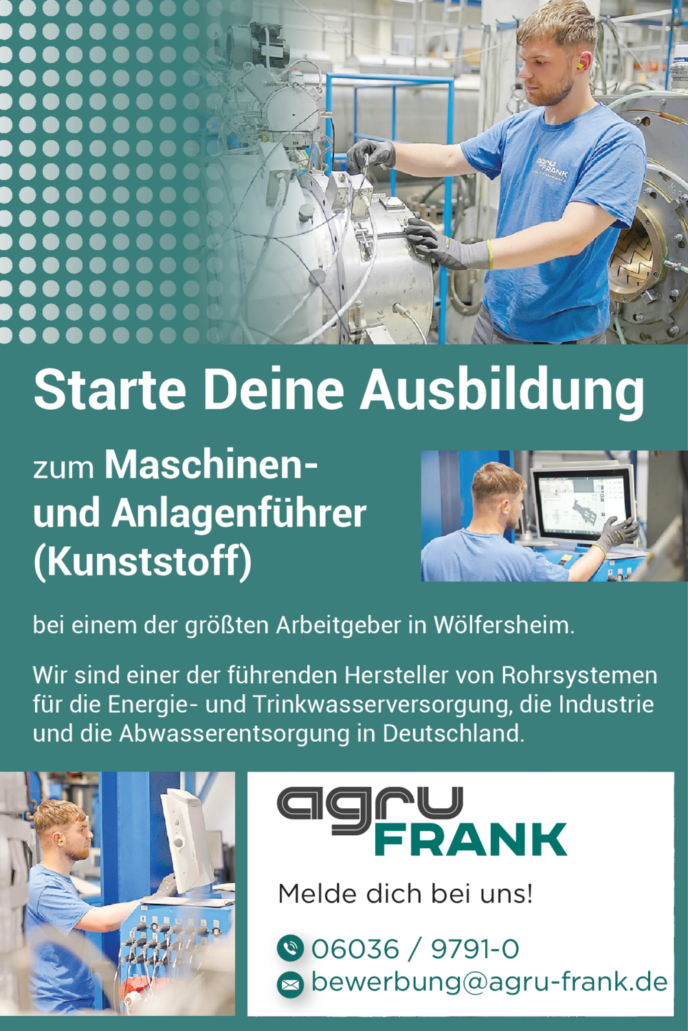Maschinen- und Anlagenführer (Kunststoff) (m/w/d)