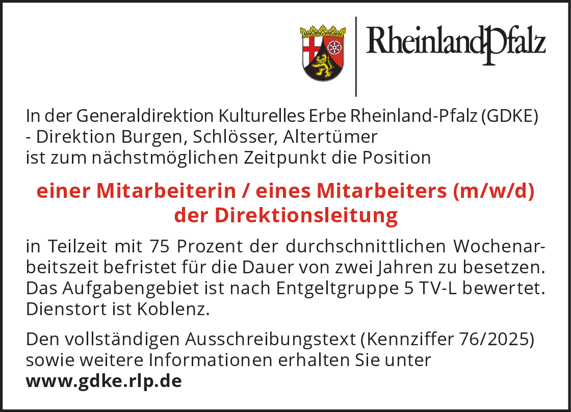 Mitarbeiter/in der Direktionsleitung (m/w/d)