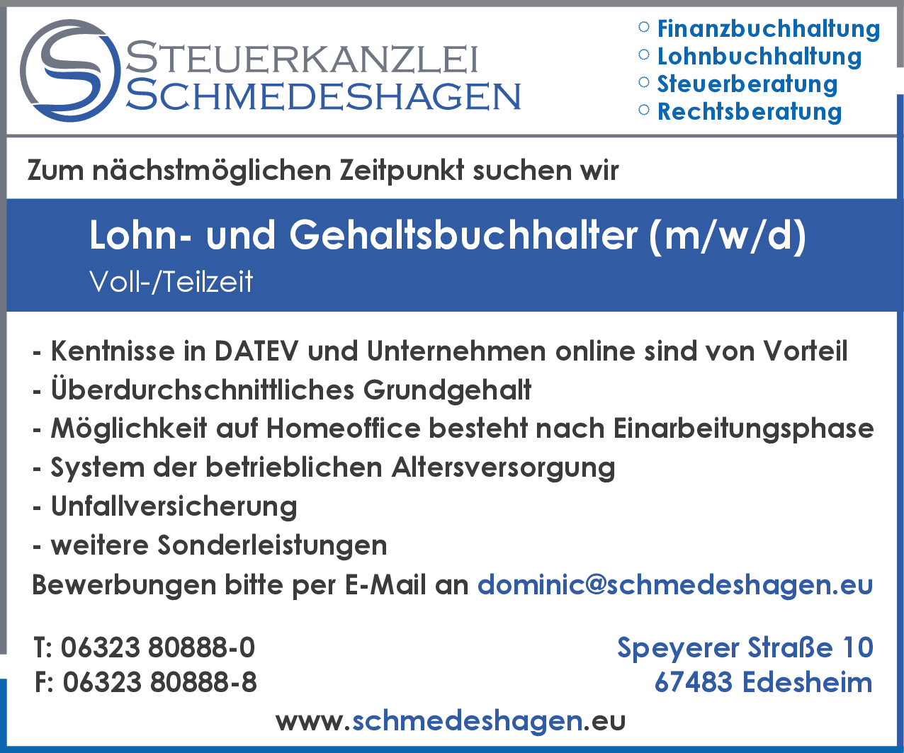 Lohn- und Gehaltsbuchhalter (m/w/d)