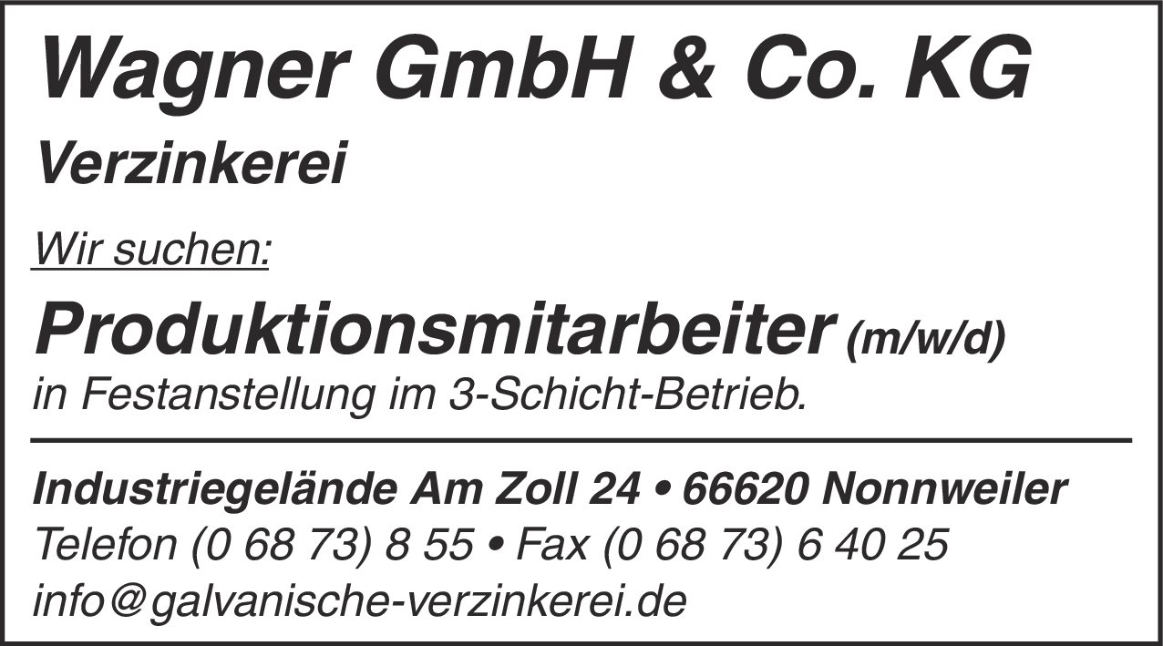 Produktionsmitarbeiter (m/w/d)