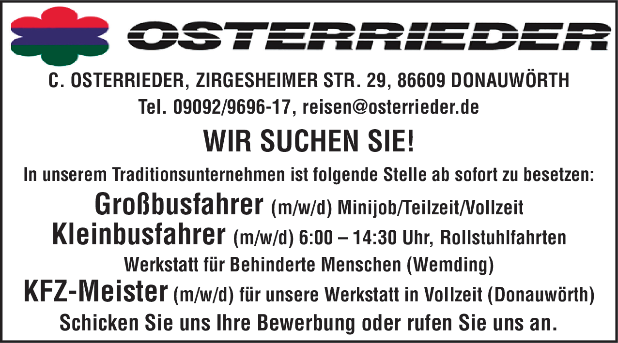 Großbusfahrer (m/w/d)