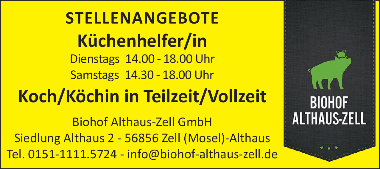 Küchenhelfer/in