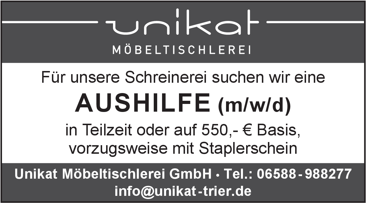 Aushilfe (m/w/d)