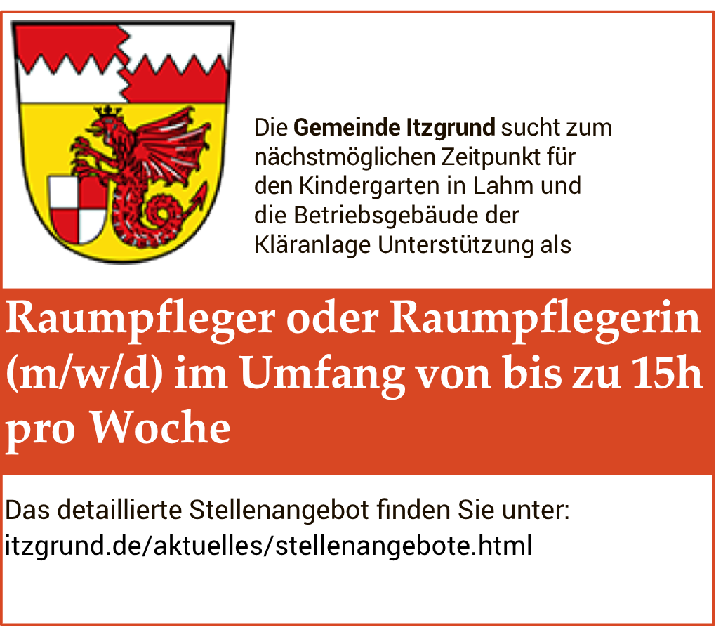 Raumpfleger oder Raumpflegerin (m/w/d)