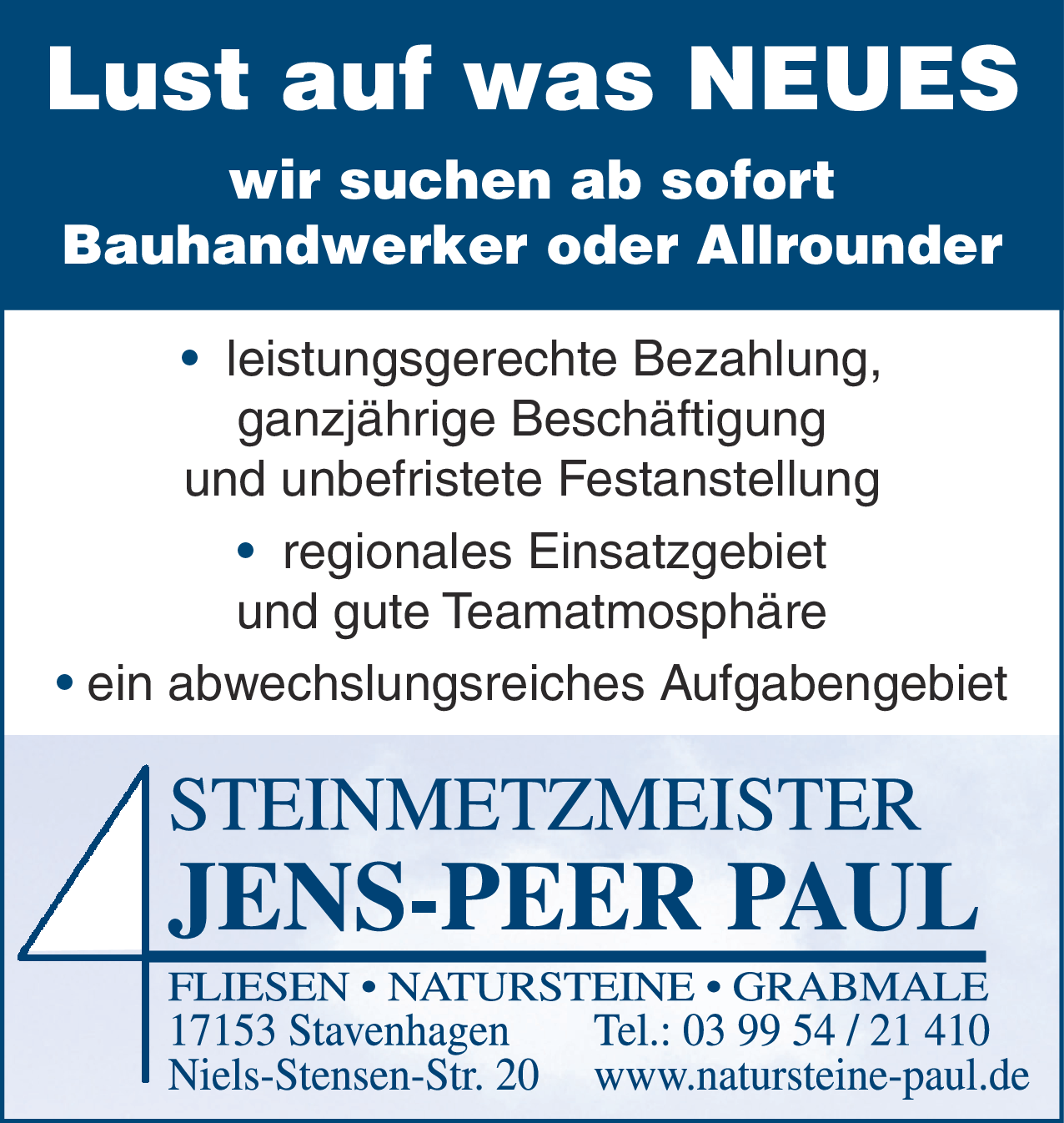 Allrounder (m/w/d)