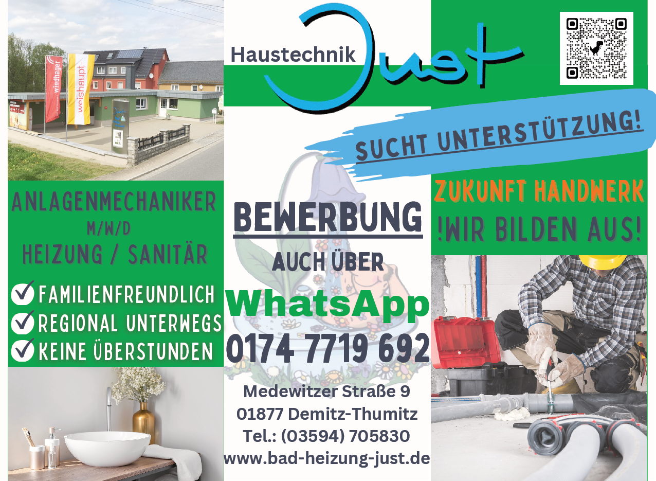 Anlagenmechaniker (m/w/d) Heizung / Sanitär