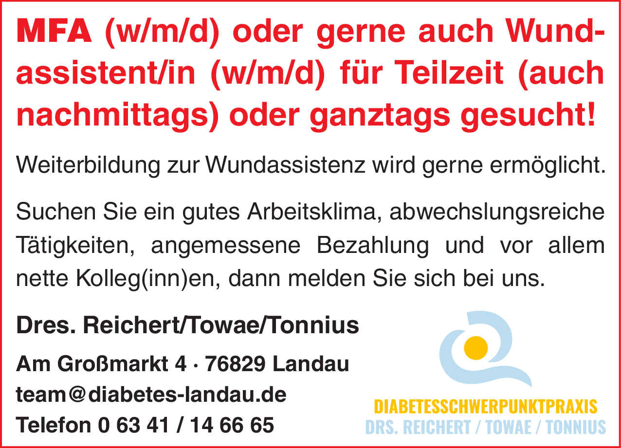 Wundassistent/in (w/m/d)