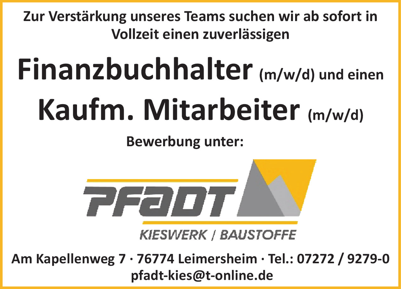 Finanzbuchhalter (m/w/d)