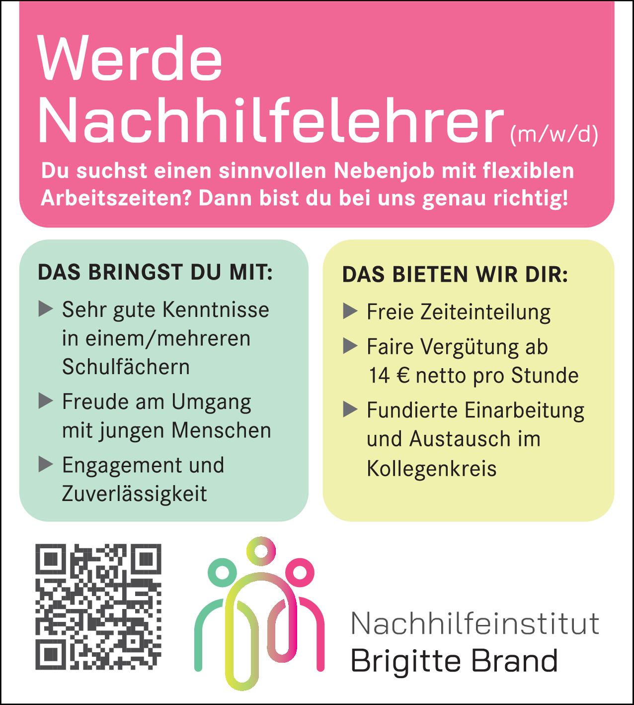 Nachhilfelehrer (m/w/d)