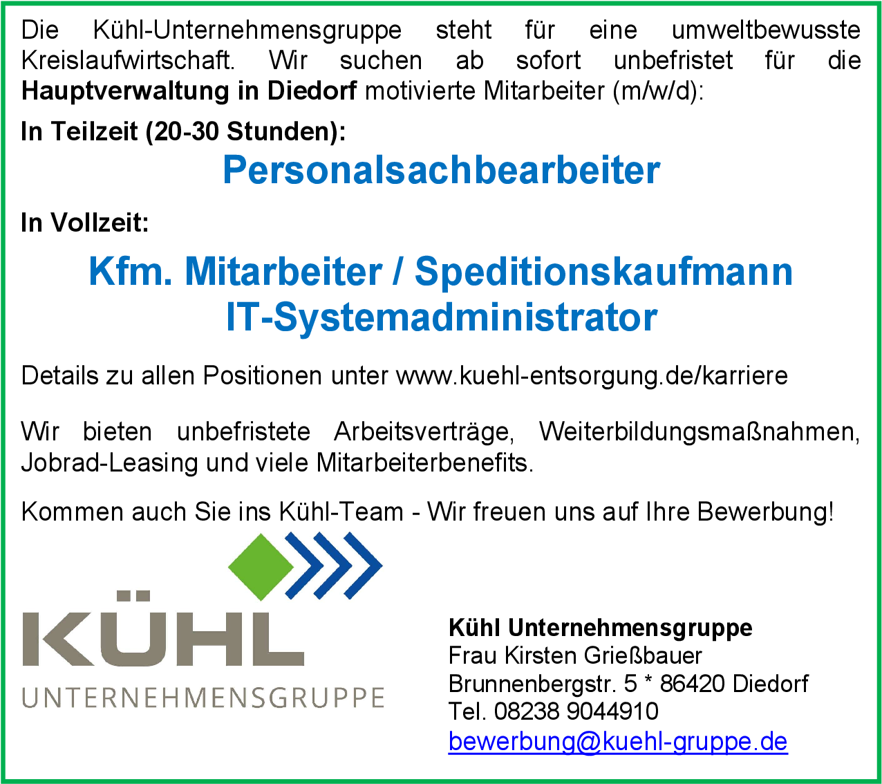 IT-Systemadministrator (m/w/d)