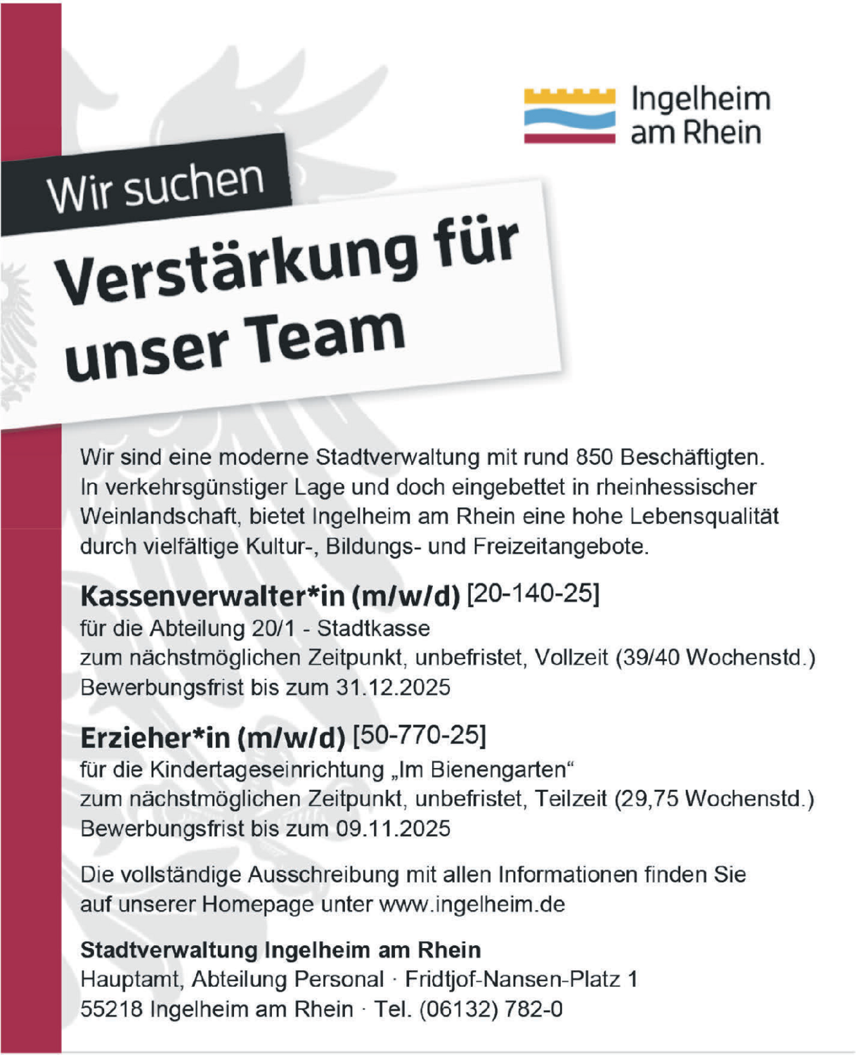 Kassenverwalter (m/w/d)