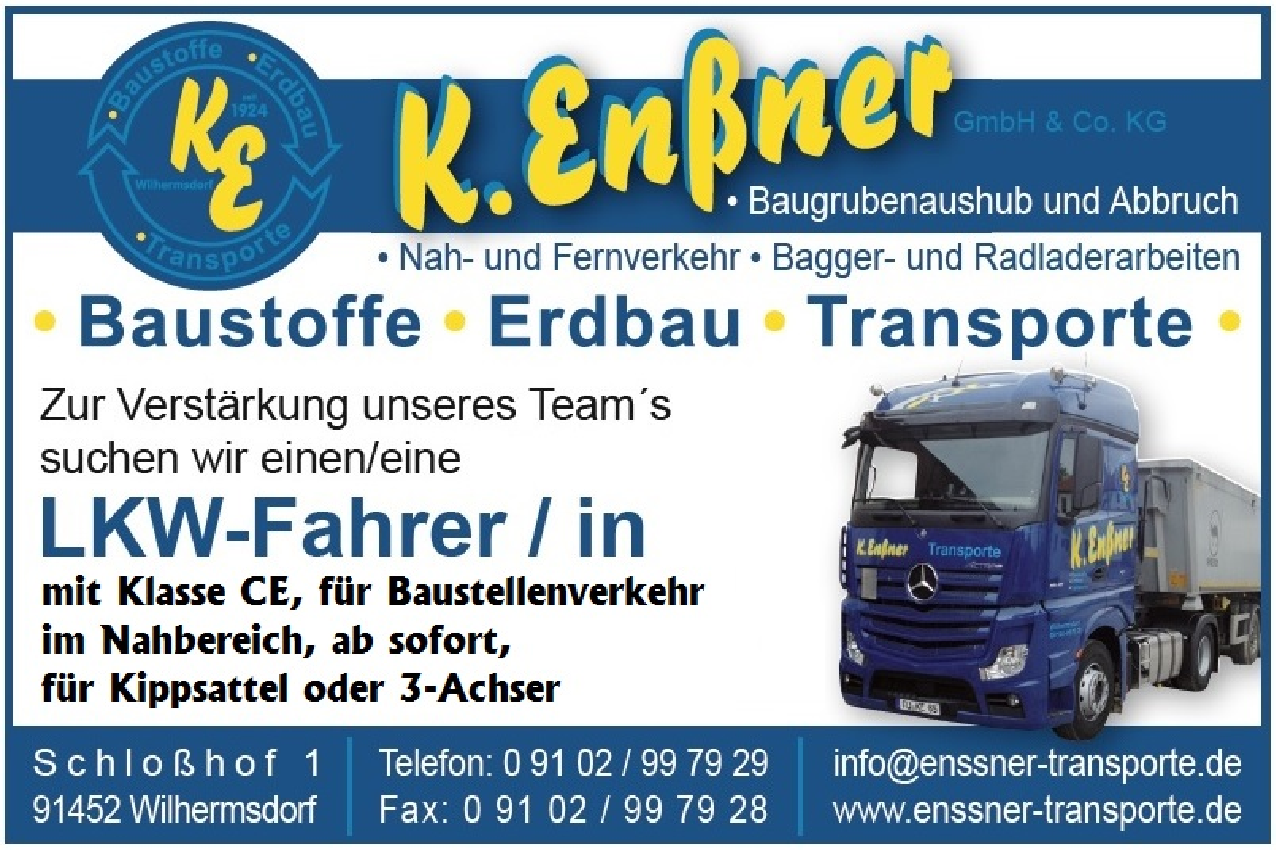 LKW-Fahrer/in (m/w/d)