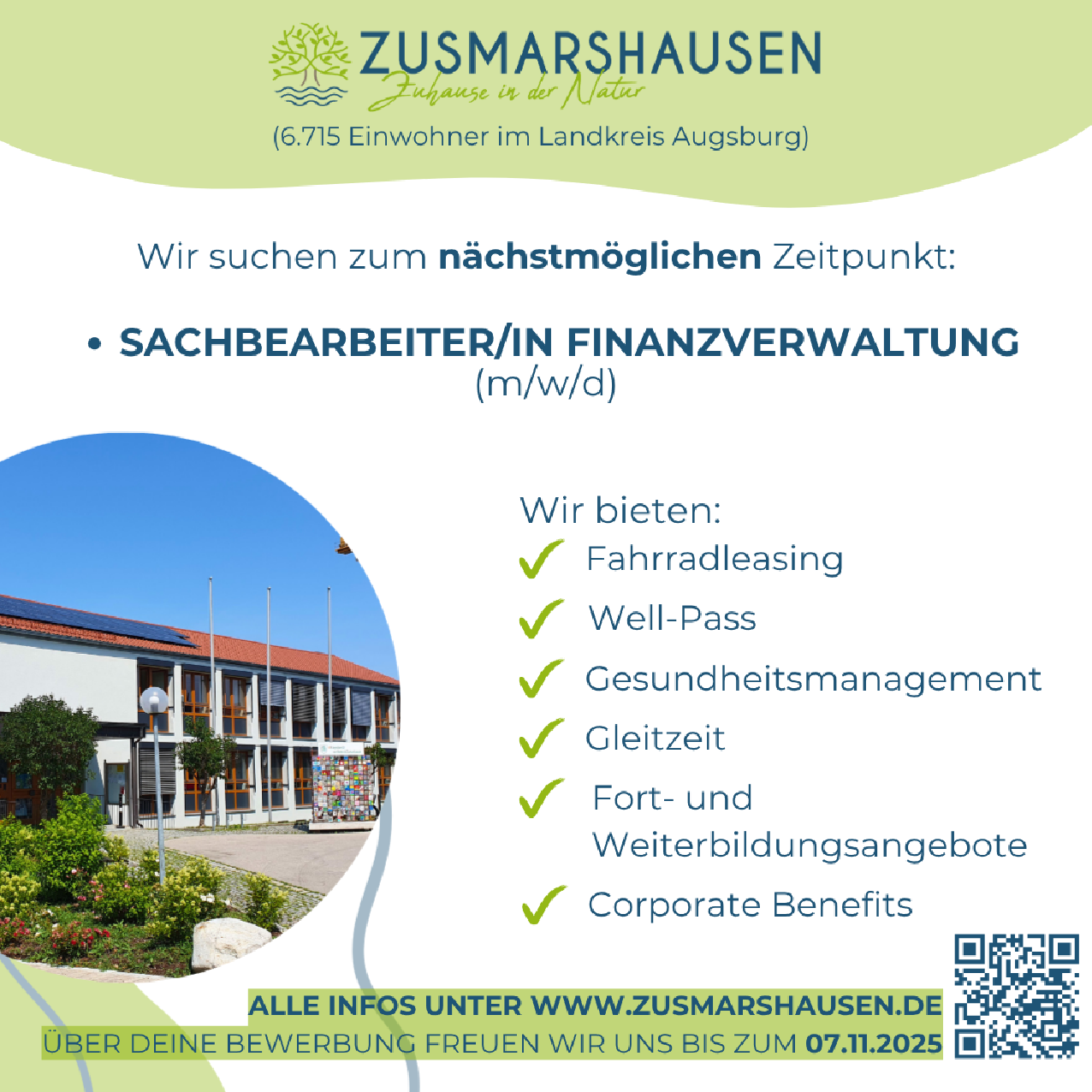 Sachbearbeiter/in Finanzverwaltung (m/w/d)