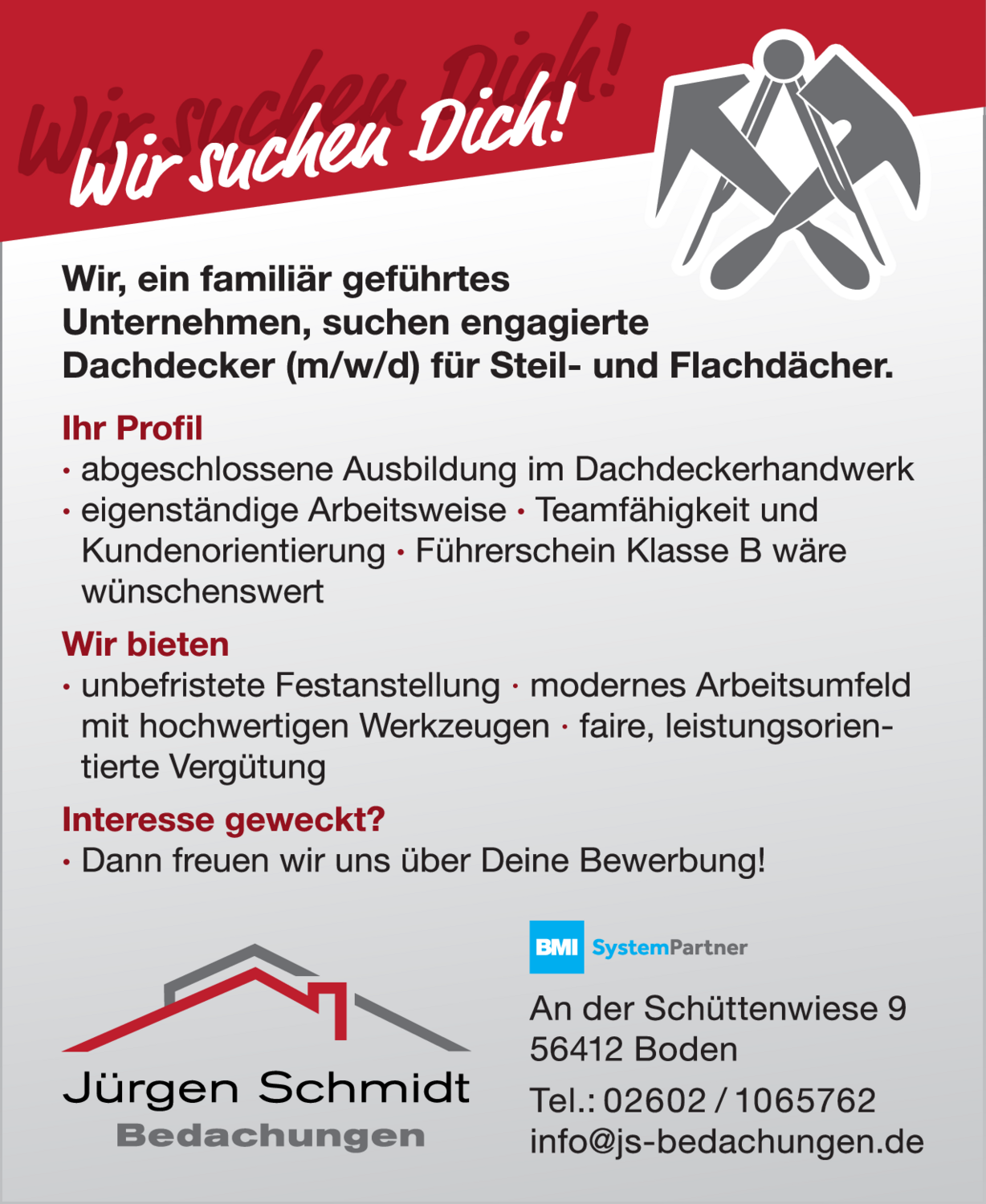 Dachdecker (m/w/d)