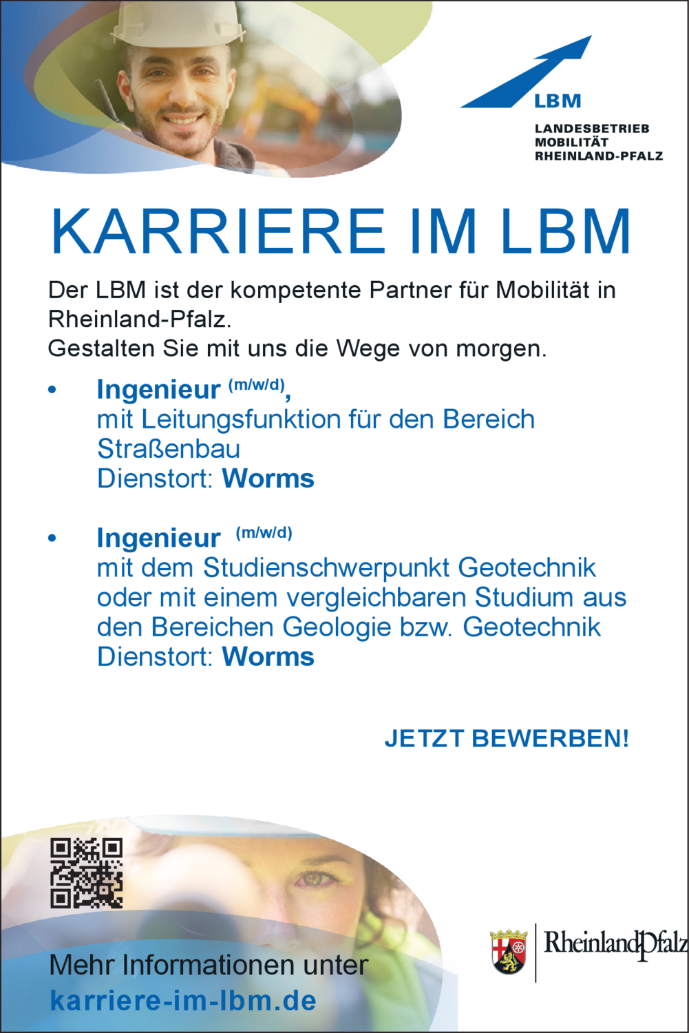 Ingenieur (m/w/d) mit dem Studienschwerpunkt Geotechnik