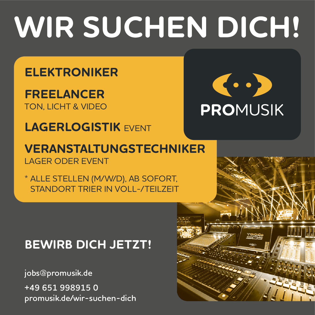 Veranstaltungstechniker (m/w/d)