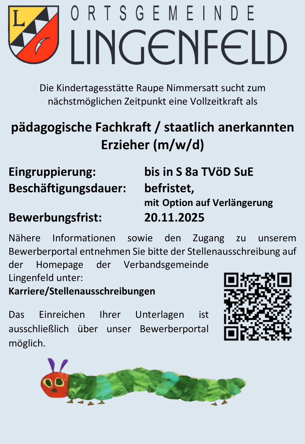 Pädagogische Fachkraft / staatlich anerkannter Erzieher (m/w/d)