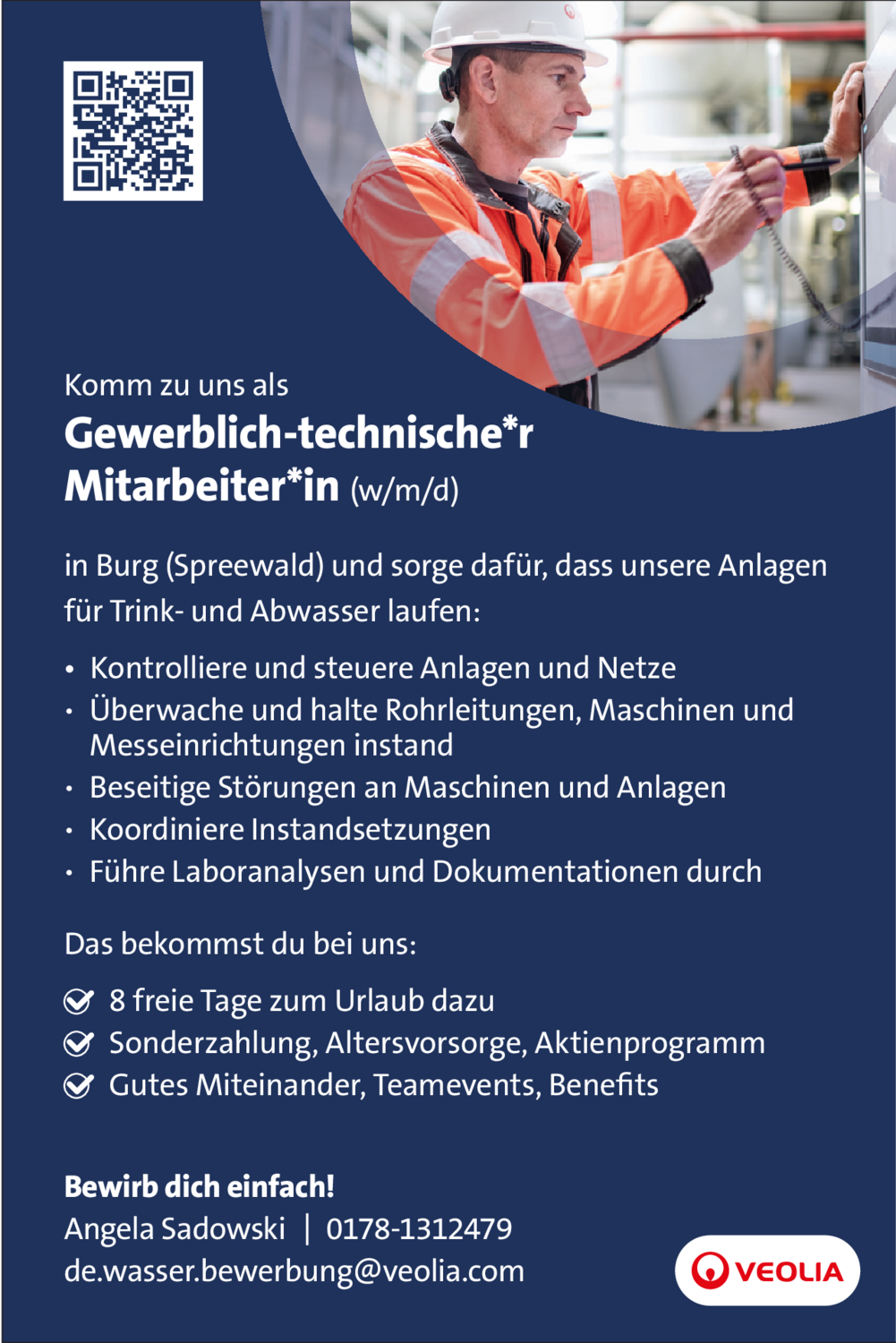 Gewerblich-technische*r Mitarbeiter*in (w/m/d)