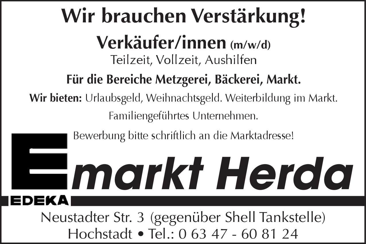 Verkäufer/in (m/w/d)