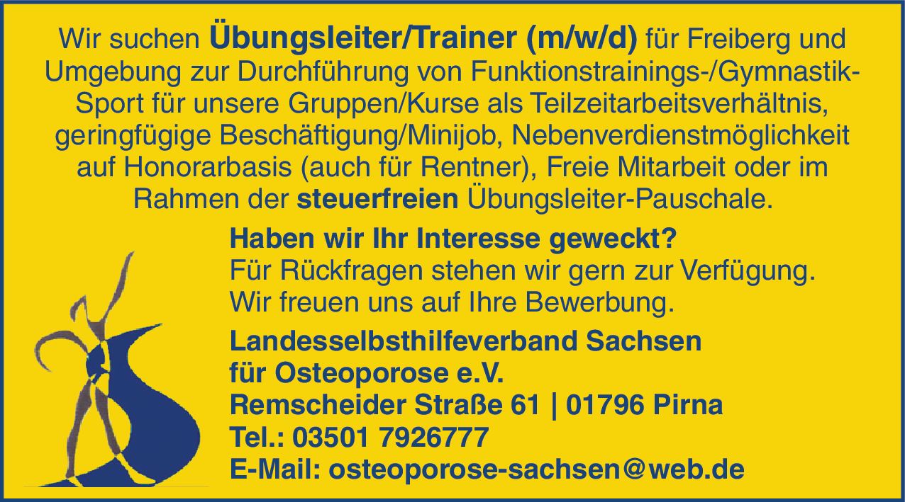 Übungsleiter/Trainer (m/w/d)