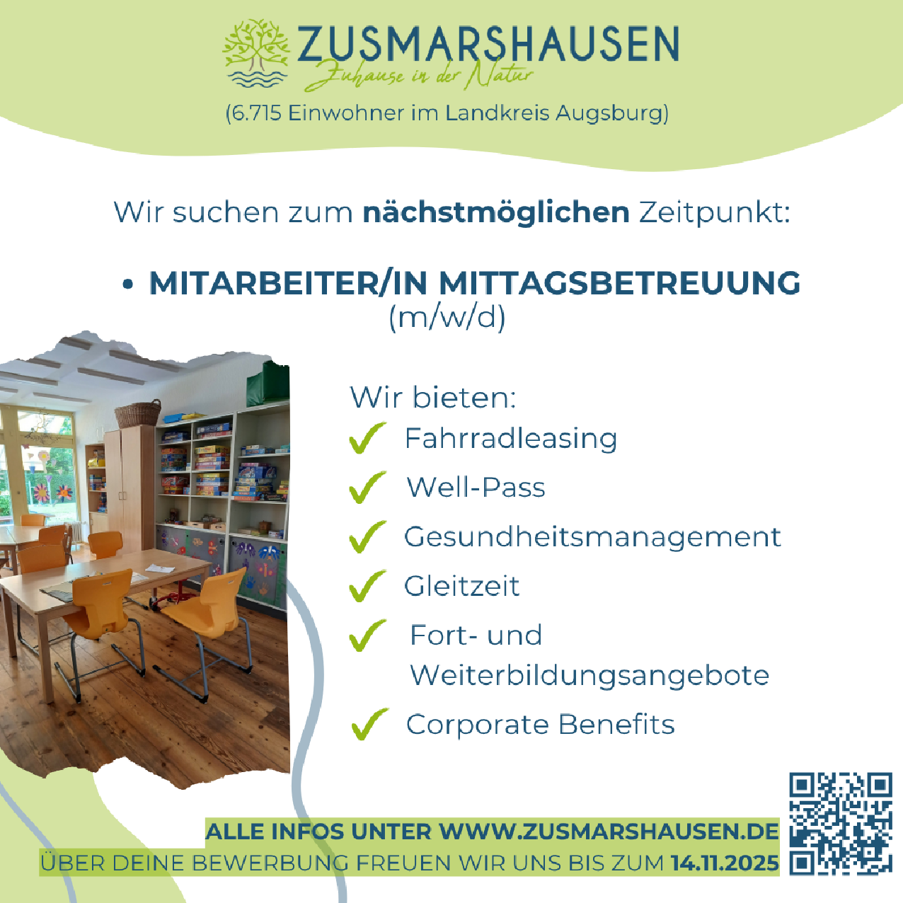 Mitarbeiter/in Mittagsbetreuung (m/w/d)