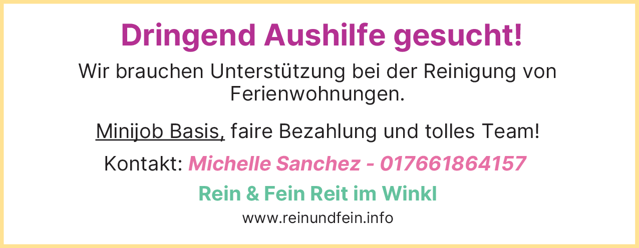 Aushilfe (m/w/d)