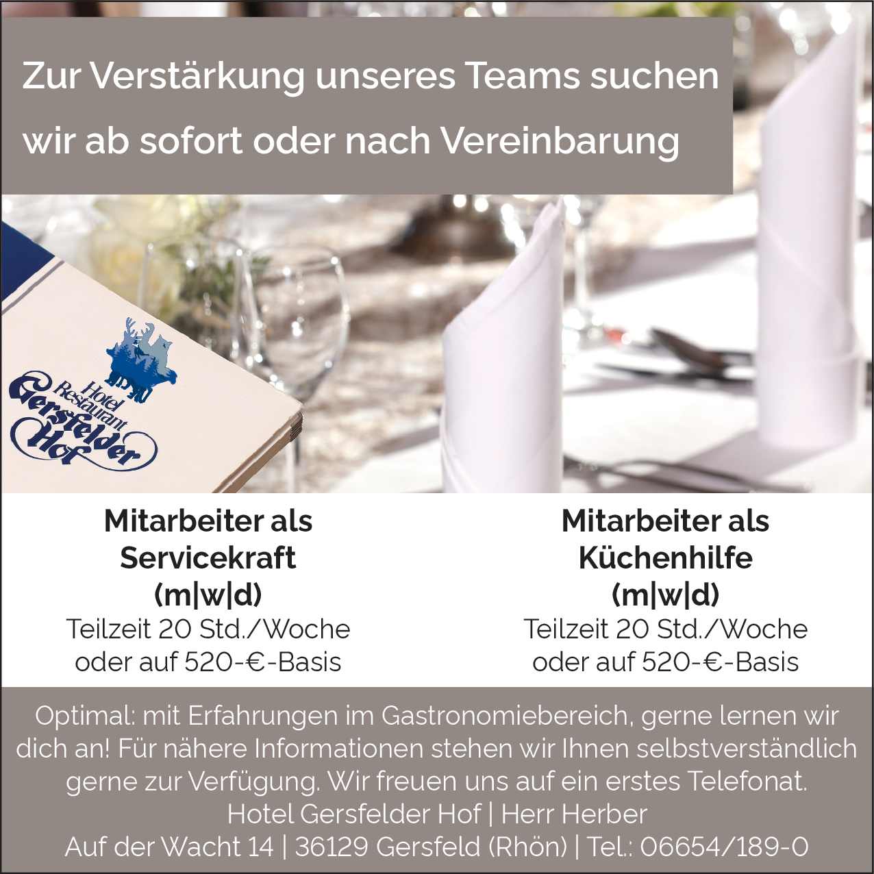 Mitarbeiter als Küchenhilfe (m/w/d)