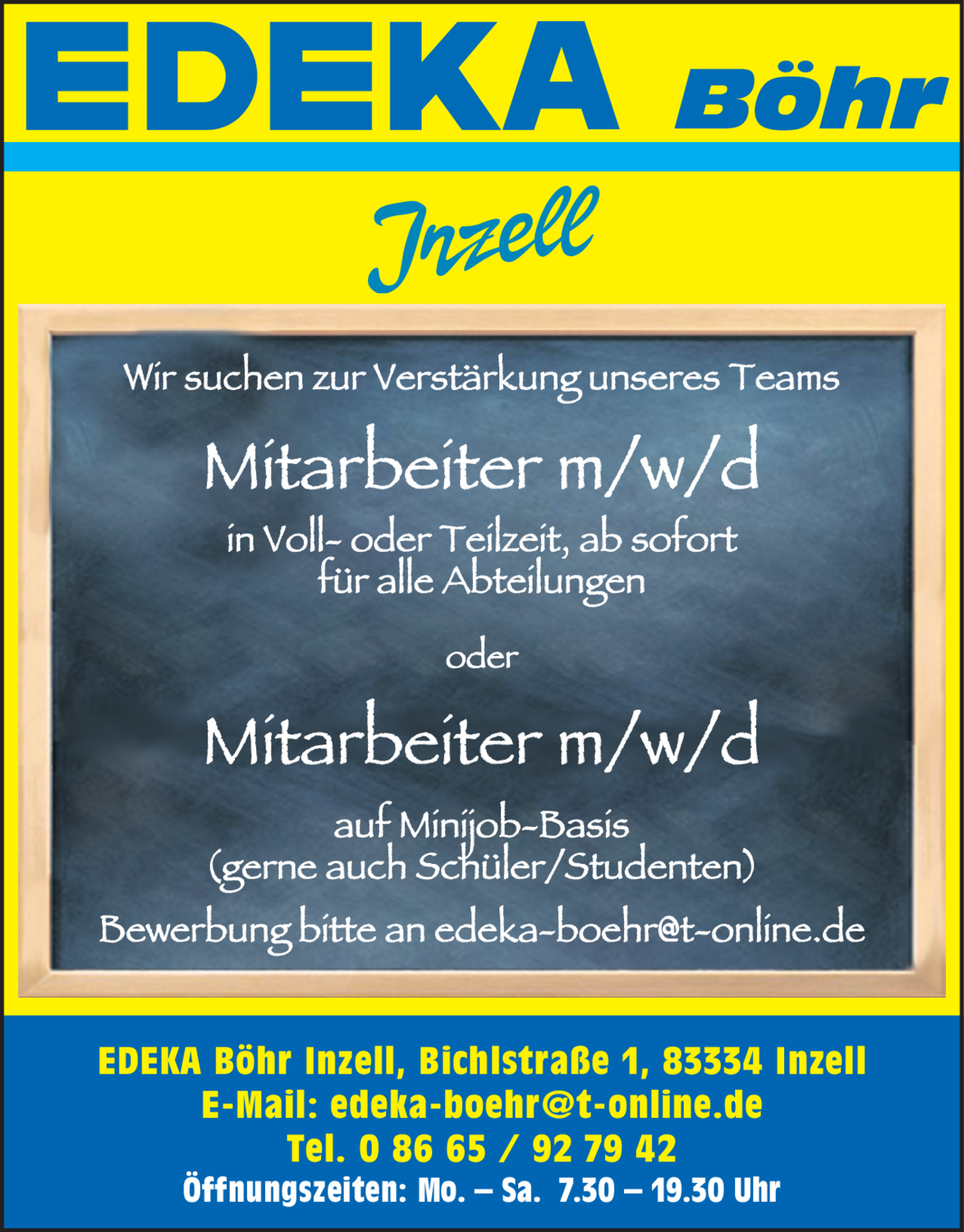 Mitarbeiter m/w/d