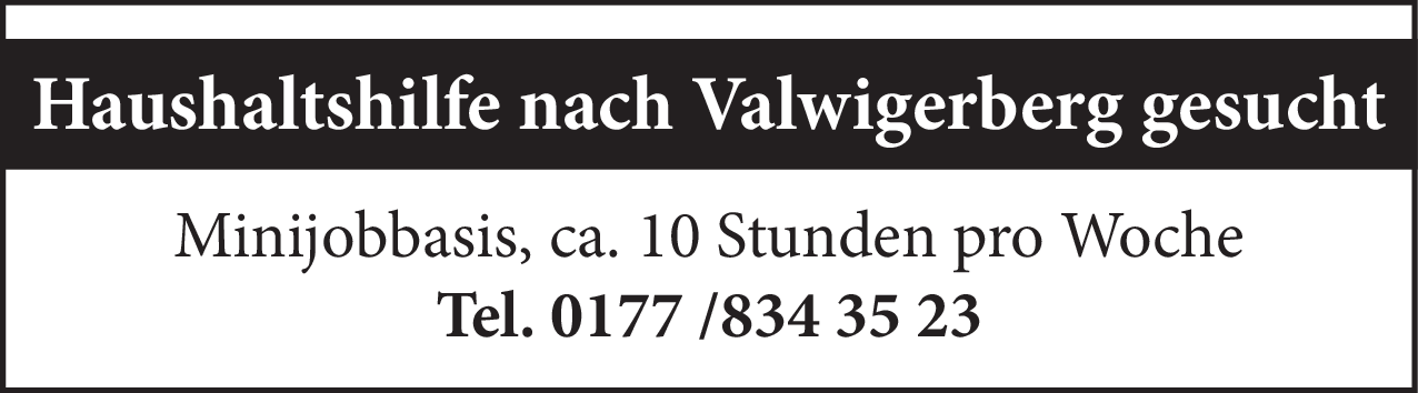 Haushaltshilfe (m/w/d)