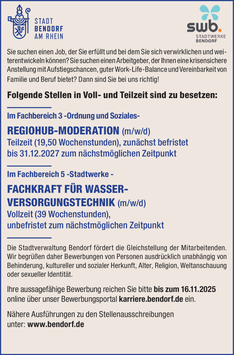 Regiohub-Moderation (m/w/d)
