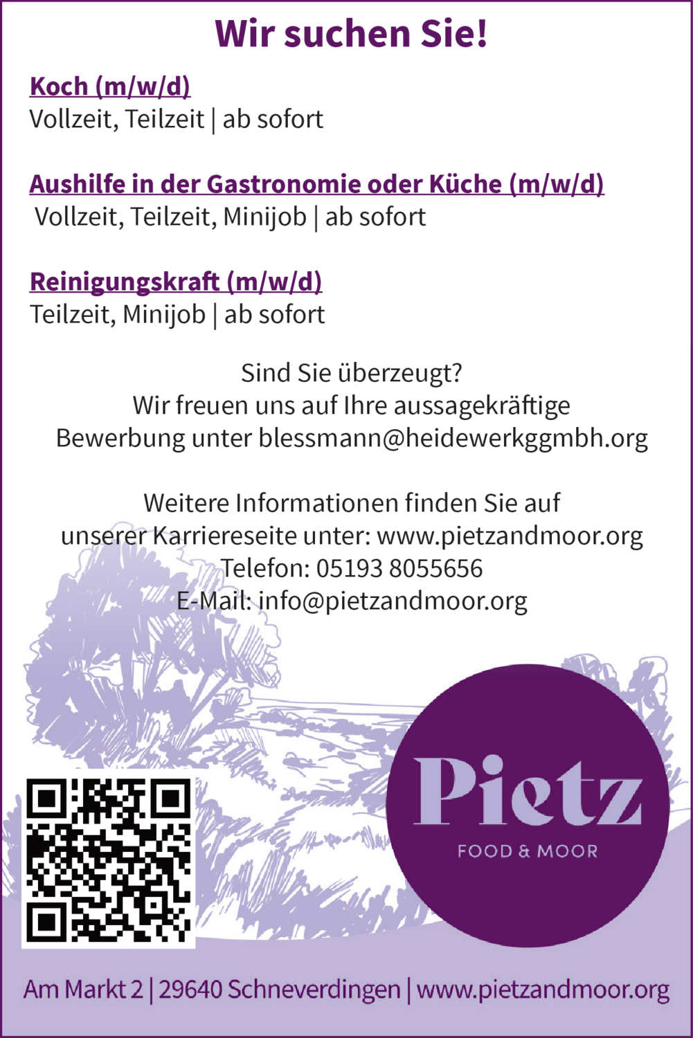 Aushilfe in der Gastronomie oder Küche (m/w/d)