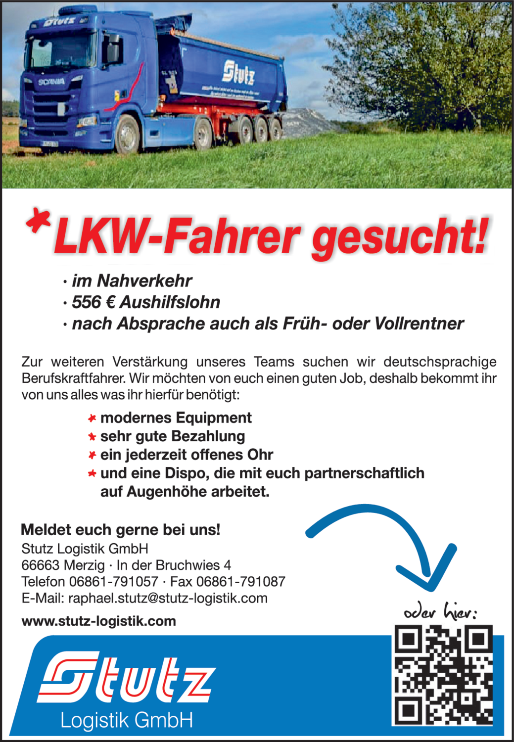 LKW-Fahrer (m/w/d)