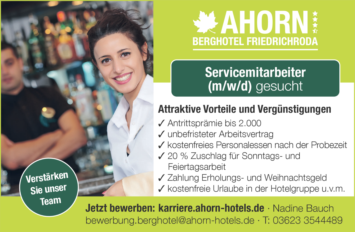 Servicemitarbeiter (m/w/d)