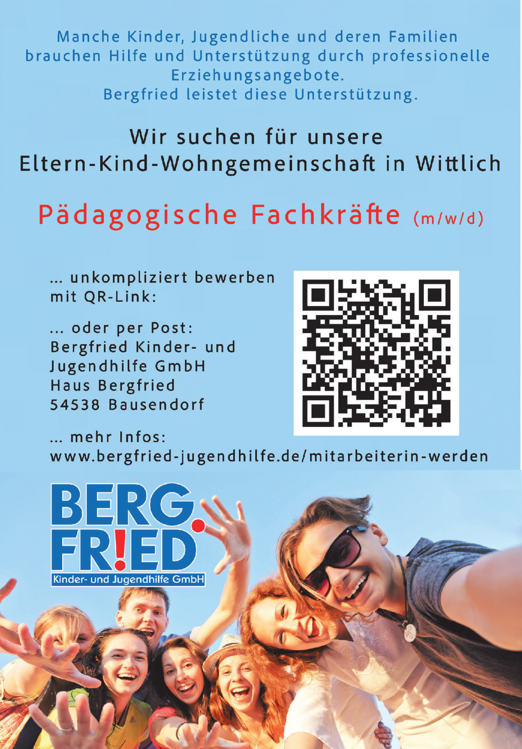 Pädagogische Fachkräfte (m/w/d)