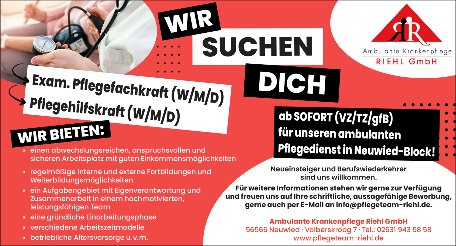Examinierte Pflegefachkraft (m/w/d)
