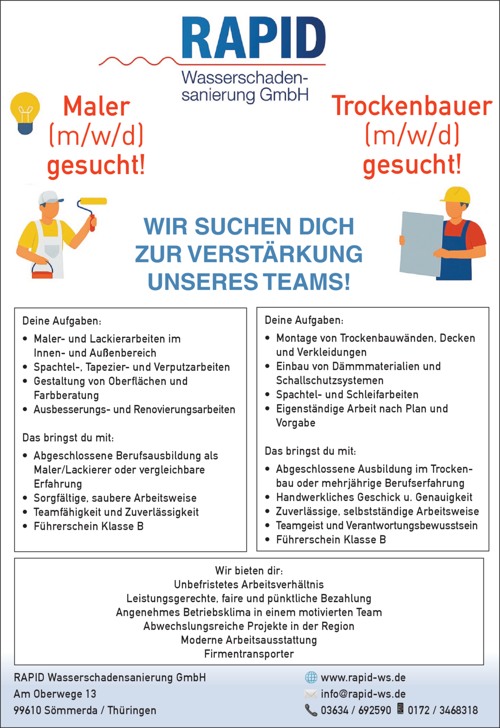 Trockenbauer (m/w/d)