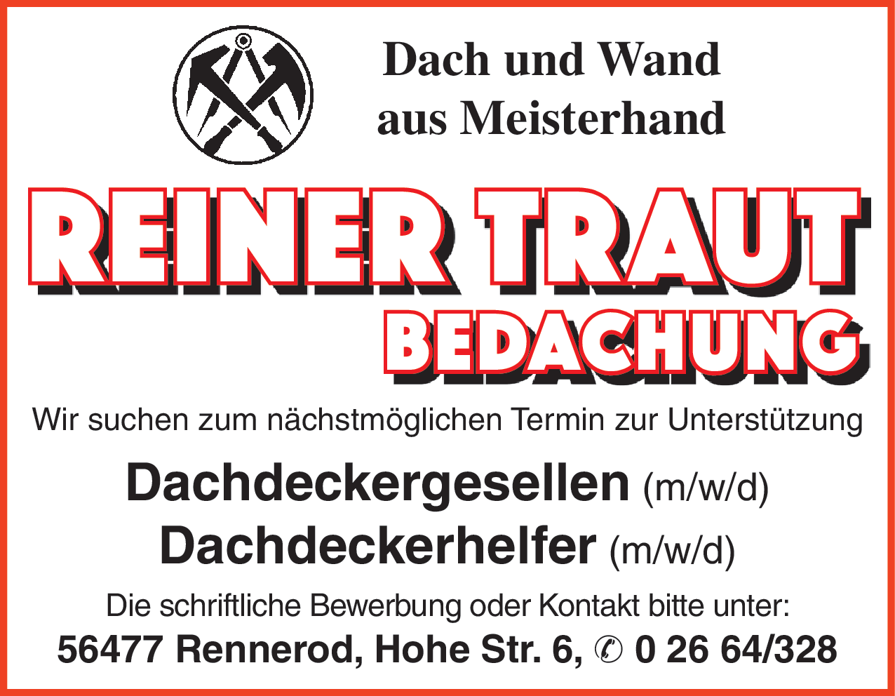 Dachdeckergeselle (m/w/d)