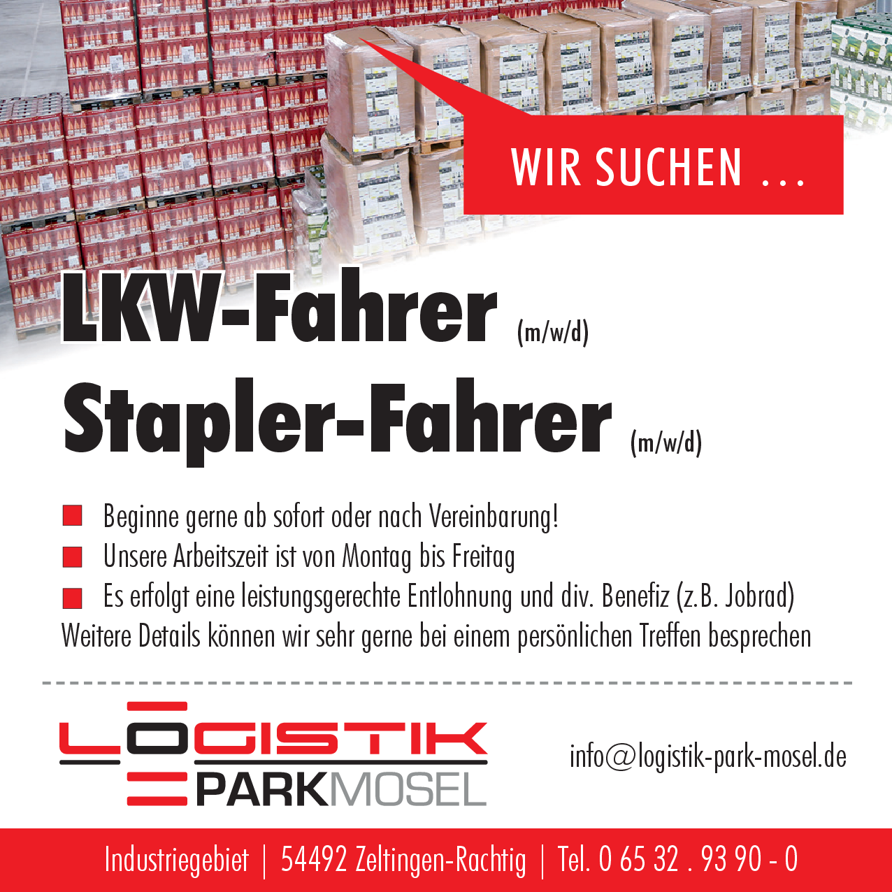 Lkw-Fahrer (m/w/d)