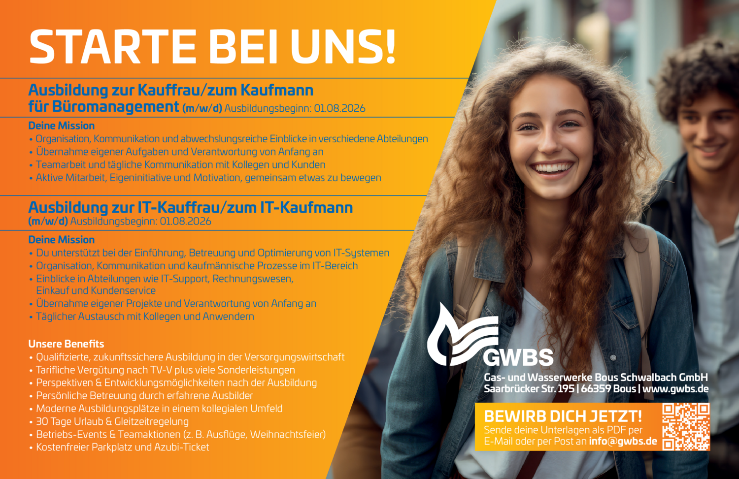 Kauffrau/Kaufmann für Büromanagement (m/w/d)