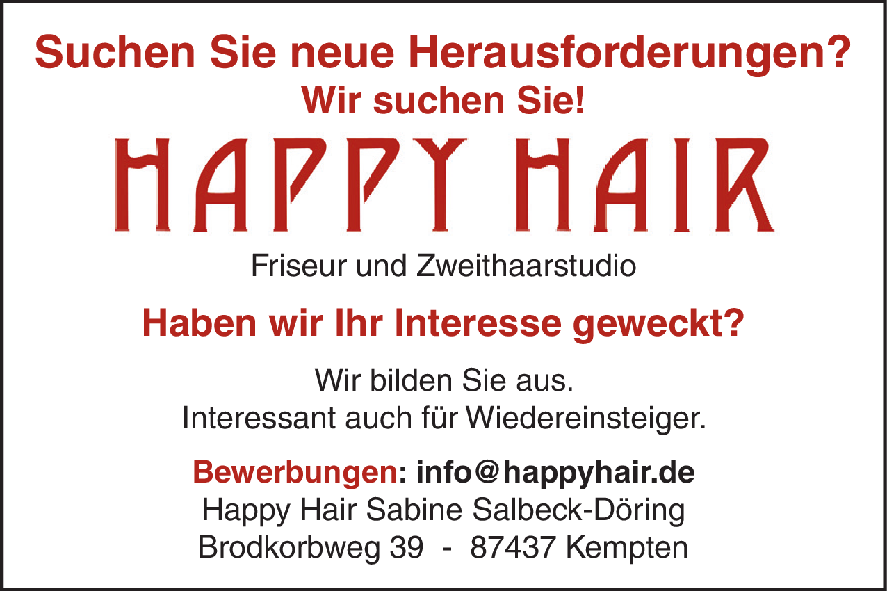 Friseur (m/w/d)