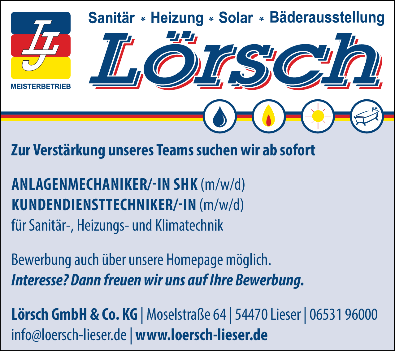 Anlagenmechaniker/-in SHK (m/w/d)