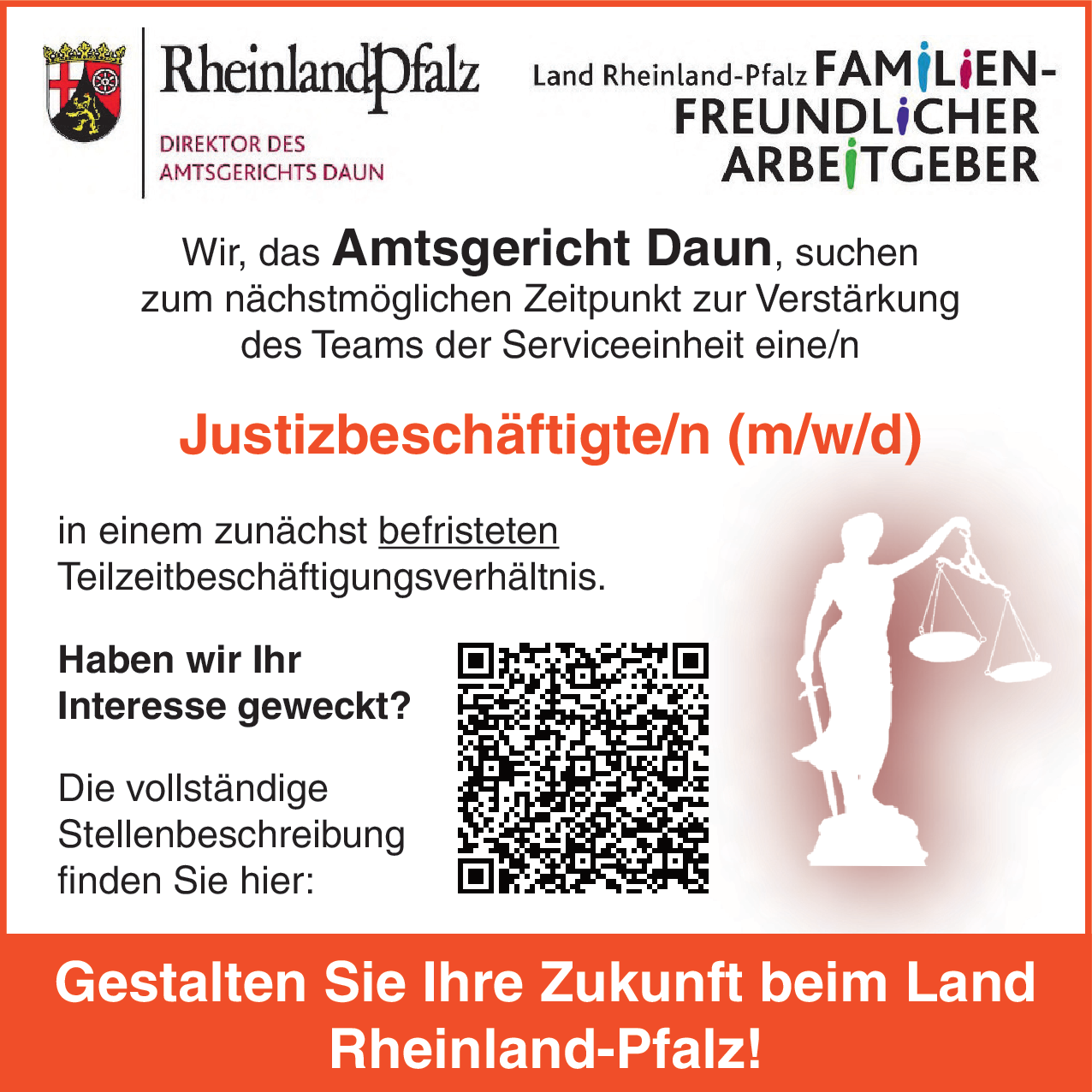 Justizbeschäftigte/n (m/w/d)
