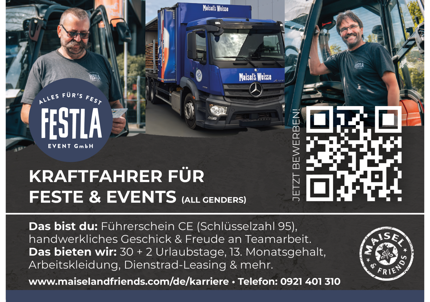 Kraftfahrer für Feste & Events (all genders)
