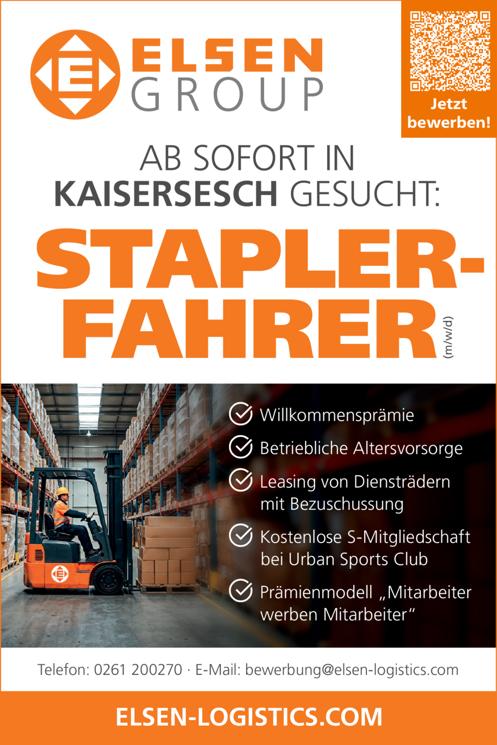 Staplerfahrer (m/w/d)